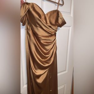 Revelry dress- gold
